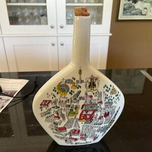 Mid Century München Porcelain Liquor Decanter Vase